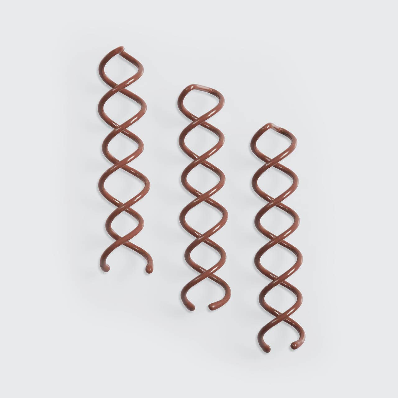 KITSCH - Bun Twist 3pc - Brown