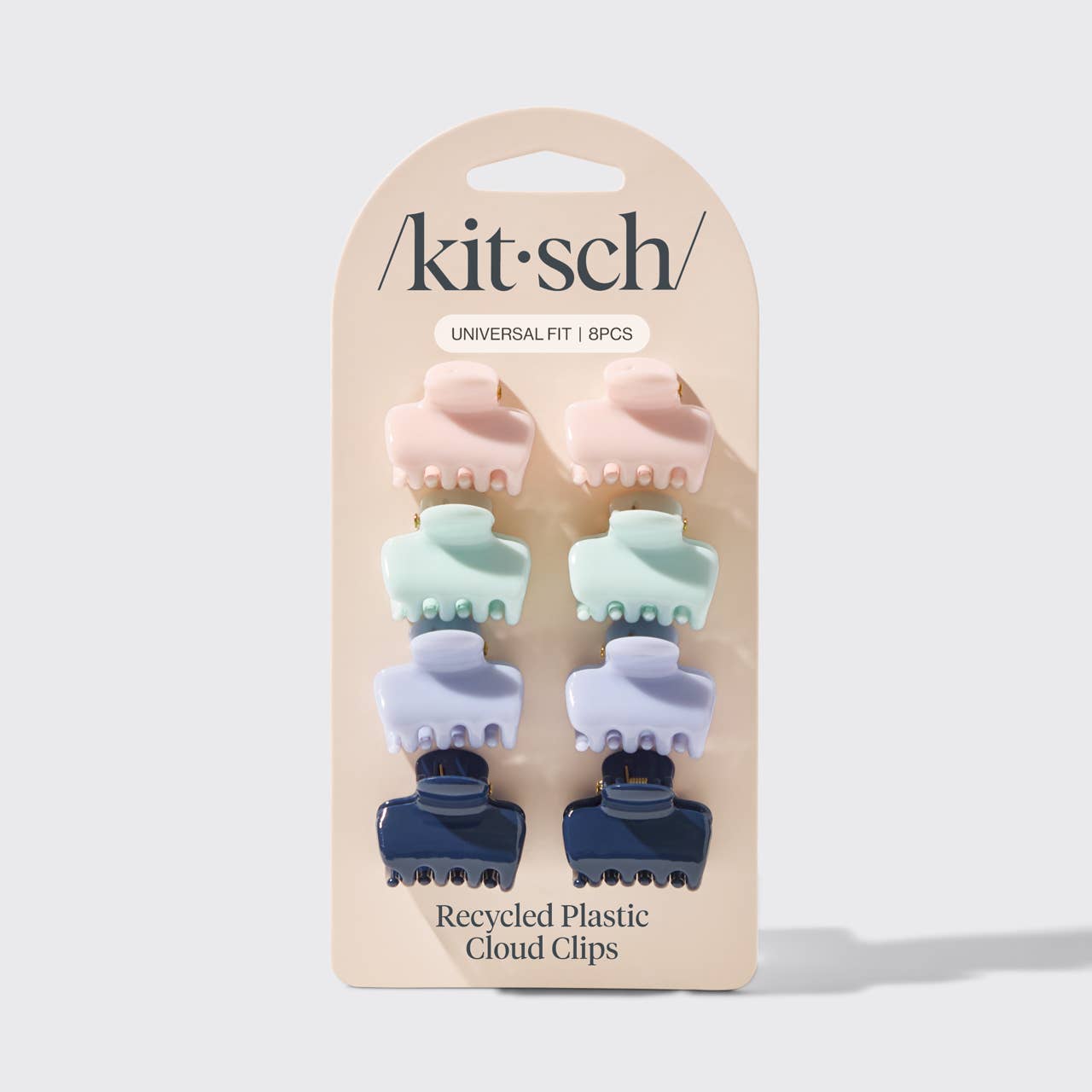 KITSCH - Recycled Plastic Mini Cloud Clips 8pc Set- Garden Bouquet